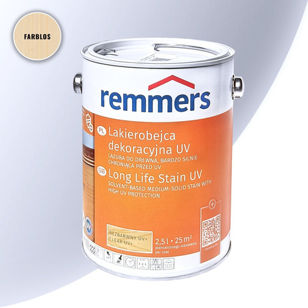 Remmers Dauerschutz-Lasur UV Incolore 2,5 L – Lasure décorative UV