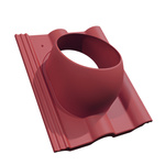 Bandloo VENTOS X – PLUS R Châtaigne 150 mm – sortie de toit pour tuiles béton