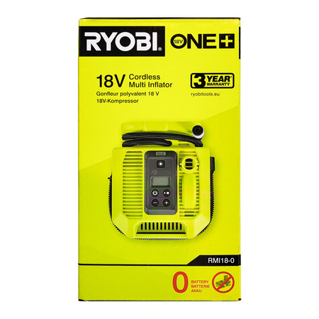 Ryobi RMI18-0 Compresseur/Gonfleur sans fil 18 V ONE+ (sans batterie)