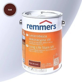 Remmers Dauerschutz-Lasur Langzeit-Lasur UV 2,5 L – Lasure de protection du bois - Teck