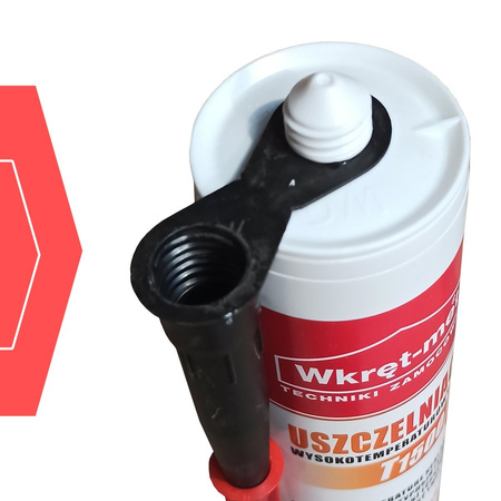 KLIMAS Mastic Silicone Haute Température Joint Réfractaire 310ml