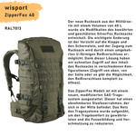 Wisport sac à dos ZIPPER FOX 40 OLIVE DRAB