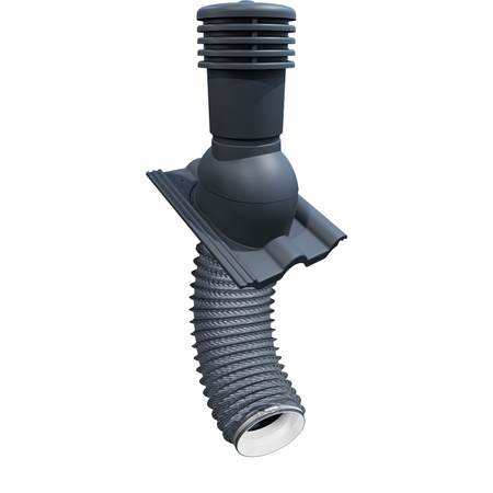 Kit Eurovent VENTOS X PLUS 150 mm Anthracite + FLEXOS X PLUS 60 cm Gris