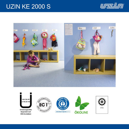 UZIN KE 2000 S Colle PVC hautes performances universelle pour Vinyle / PVC 14 kg