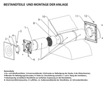 Awenta HRV100P Récupérateur d'air compact avec télécommande, ventilation centralisée, récupération de chaleur