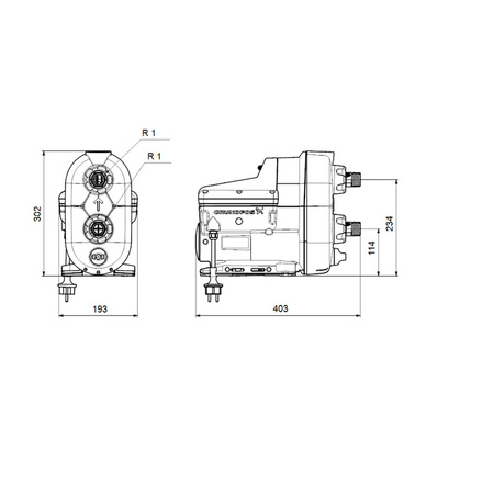 Grundfos SCALA2 3-45 93013252 Surpresseur compact | Pompe Hydrophore