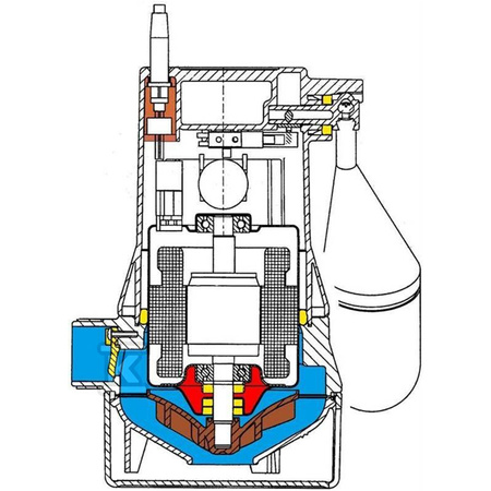 Jung Pumpen JP50000 U3KS Pompe submersible avec commutation automatique 0,32 kW