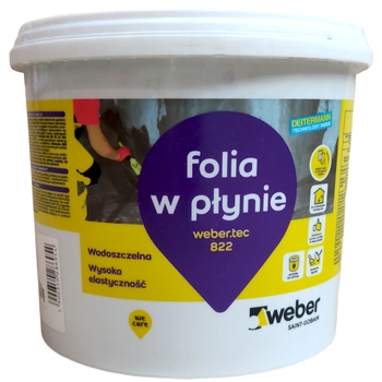 weber.tec 822 Membrane d'étanchéité liquide flexible – 7 kg