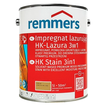 Remmers HK Lasur 5 L Hemlock – Imprégnant 3-en-1 pour bois