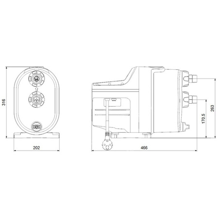 Grundfos SCALA1 3-35 Pompe hydrophore avec Bluetooth 99530404 Kit hydrophore