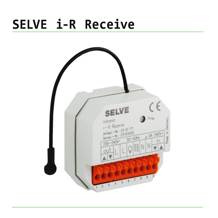 Selve i-R Receive art. 298771 Récepteur de signal radio intronic i-R Receive