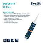 BOSTIK Seal'N'Bond Montagekleber Klebstoff Dichtmasse Kartusche 290 ML weiß