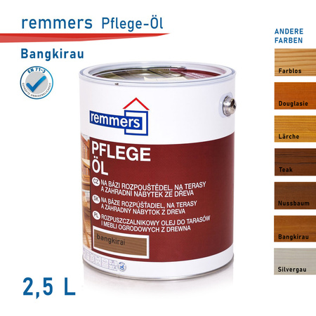 Remmers Pflege Öl 2,5 L Huile pour bois Bangkirai