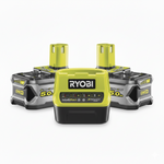 Ryobi RC18120-250 kit chargeur 2,0 A + 2× batterie 5,0 Ah ONE+ 18 V