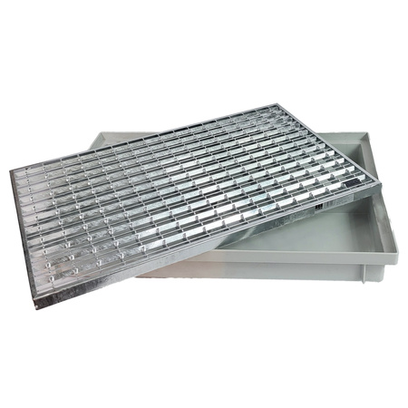 Set ACO Vario Light 60x40 - Système de Drainage Complet avec Grille et Éclairage