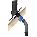 BANDLOO Kit ventilation DN150 – Ruroflex KLIK + séparateur 150 mm Anthracite