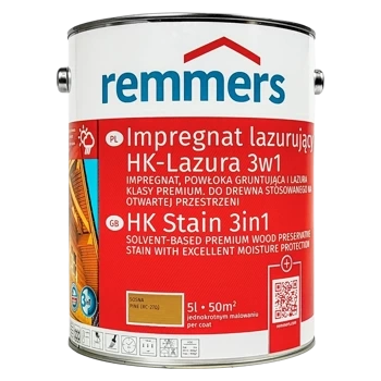 Remmers HK Lasur 5 L Pin – Imprégnant 3-en-1 pour bois