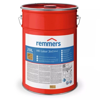 Remmers HK-Lazura 3en1 Plus Incolore 20 L – lasure pour bois extérieur