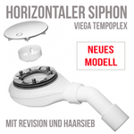 Viega Siphon de douche avec grille 801458 6963PL, TEMPOPLEX