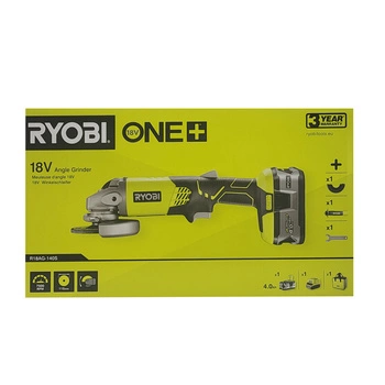 Ryobi R18AG-140S – meuleuse d’angle sans fil 18 V ONE+ 115 mm kit batterie