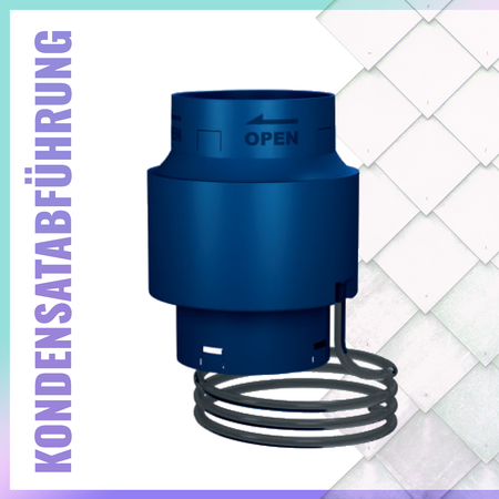 Anschluss Schläuche Anschlussrohr Entlüfterrohr Für Dunstrohre RUROFLEX DN 125mm