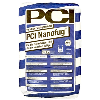PCI Nanofug Flexfugenmörtel Carreaux Mortier de jointoiement flexible 15KG toutes les couleurs