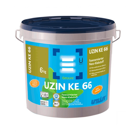 UZIN KE 66 Colle humide armée de fibres 6 kg 64886