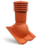 Kit Eurovent VENTOS X PLUS 150 mm Brique RAL 8004 + FLEXOS X PLUS 60 cm Gris