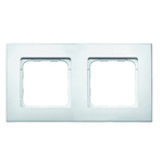 Somfy Ramka Smoove Pure - podwójna - 1 Stk. Somfy Abdeckdoppelrahmen Smoove Pure weiß 9015238