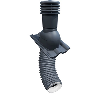 Kit Eurovent VENTOS X PLUS 150 mm Anthracite + FLEXOS X PLUS 60 cm Gris