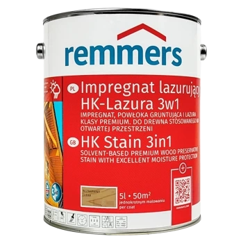 Remmers HK Lasur 5 L Incolore – Imprégnant 3-en-1 pour bois