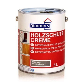 Remmers Holzschutz-Creme Imprégnant crème pour bois 5 L – Gris argenté