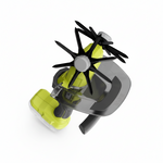 Ryobi RY18HCA-0 cultivateur sans fil 18 V ONE+ pour sol et massifs