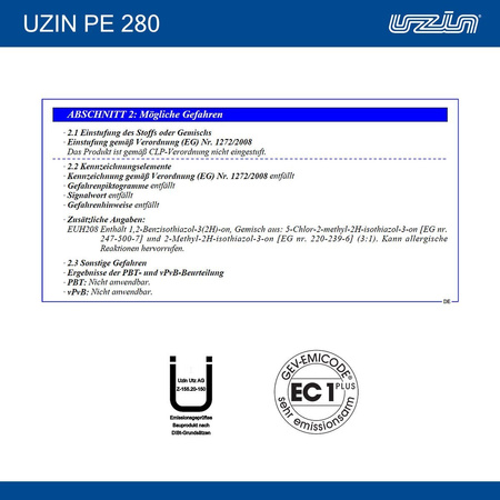 UZIN PE 280 Primaire à dispersion avec technologie carbone 12 kg