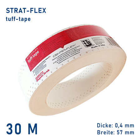 STRAIT-FLEX TUFF-TAPE Bande d'angle pour plaques de plâtre Made in USA 30 m