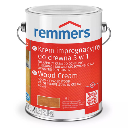 Remmers Holzschutz-Creme Imprégnant crème pour bois 5 L – Teck