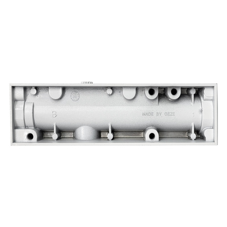 Set GEZE BLANC Ferme-porte TS 2000 NV BC, bras blanc, plaque de montage standard 3in1