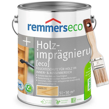 Bandloo Set Remmers Holzimprägnierung [eco] 5L incolore + pinceau