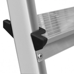 Échelle tabouret double face en aluminium, 3 marches