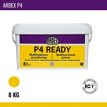 ARDEX P4 Primaire multifonction rapide, extérieur/intérieur, sol, mur, plafond 8 kg