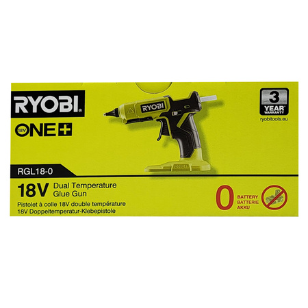 Ryobi RGL18-0 - pistolet à colle sans fil 18 V ONE+ (sans batterie)