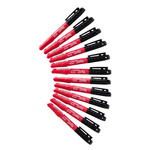 Milwaukee INKZALL™ Marqueur permanent – 12 marqueurs noirs 1 mm