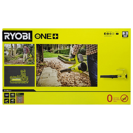 Ryobi RY18BLA-0 souffleur sans fil 18 V ONE+ (sans batterie), léger et puissant