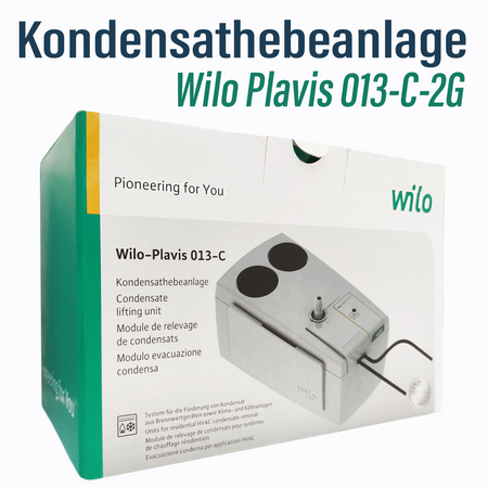 Wilo Pompe de relevage de condensat Wilo-Plavis 013-C-2G