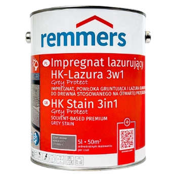 Remmers HK Lasur Grey Protect – Lasure bois 3-en-1 5l