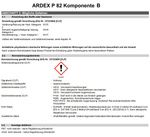 Ardex P 82 – primaire résine 2K pour supports lisses et denses, 6 kg