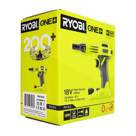 Ryobi RVI18-0 compresseur sans fil 18 V ONE+ pour matelas (sans batterie)