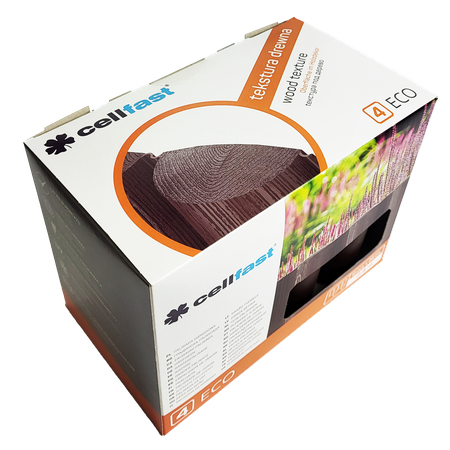 Cellfast bordure 4 ECO marron 8,5 cm x 2,4 m /boîte/