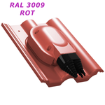 PASSAGE SOLAIRE TILE S56 PAROTEC RAL 3009 Rouge Passage pour panneaux solaires S56 RAL 3009 Art. S560504