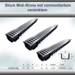 GUNNEX Midi-Kanal Kit garage 3 m DAKOTA